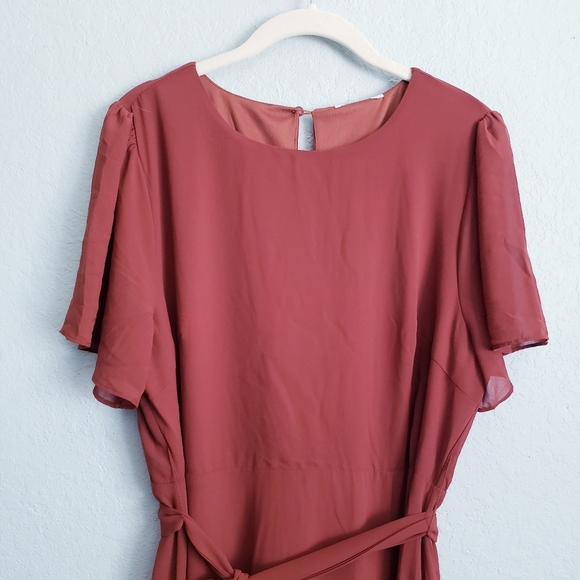 Baltic Born Naomi Cinnamon Short Sleeve‎ Maxi Dress - Picture 3 of 5